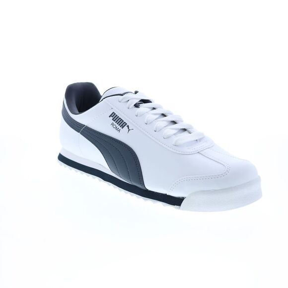 Puma Mens Roma Basic White Shoes (NWT) - Picture 2 of 7